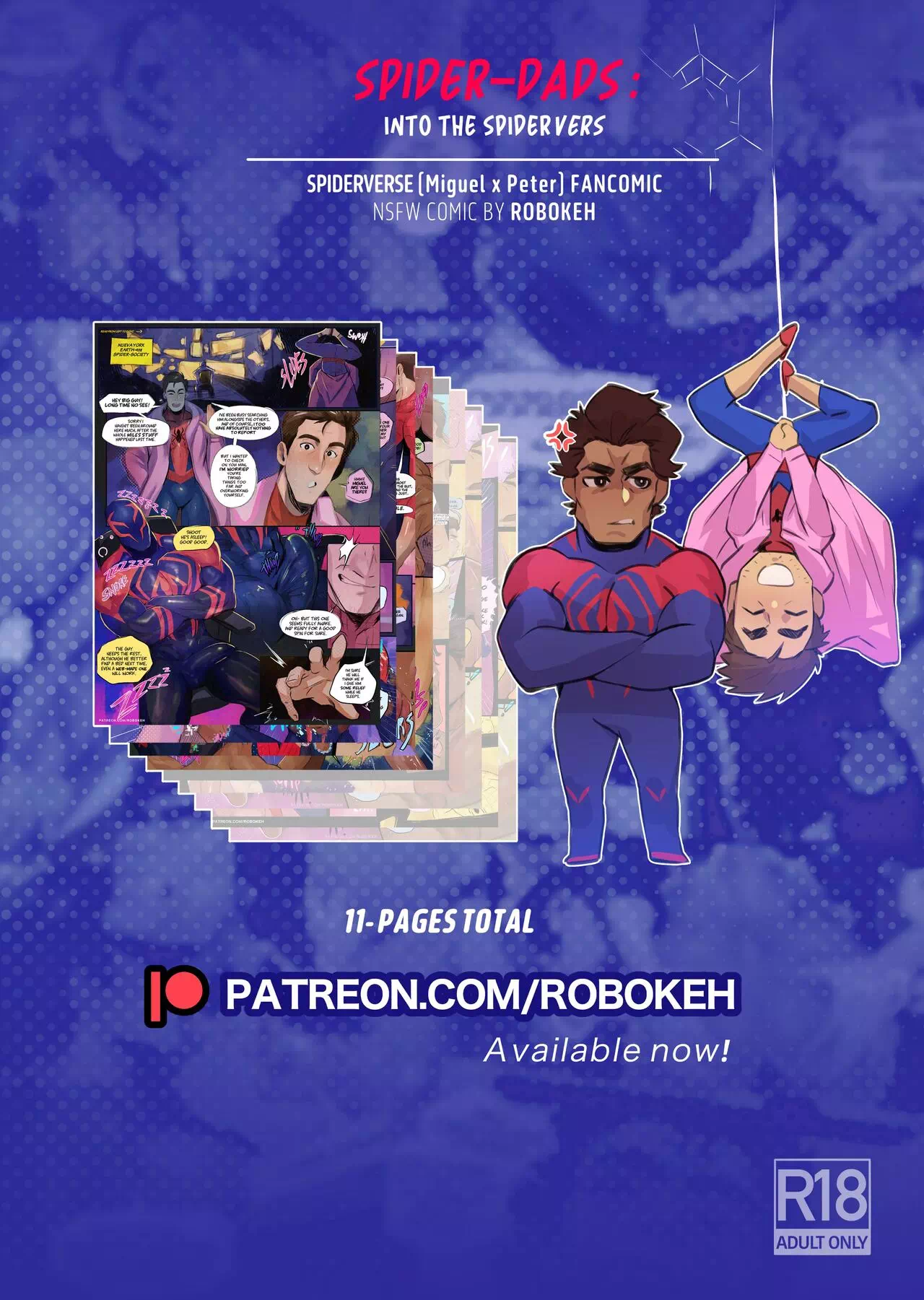 Яой порно комикс Spider-Man - Бати-Паучки